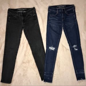 Set of 2 American Eagle Jeans Size 2 Skinny
